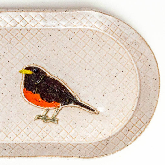 Robin Ceramic Platter