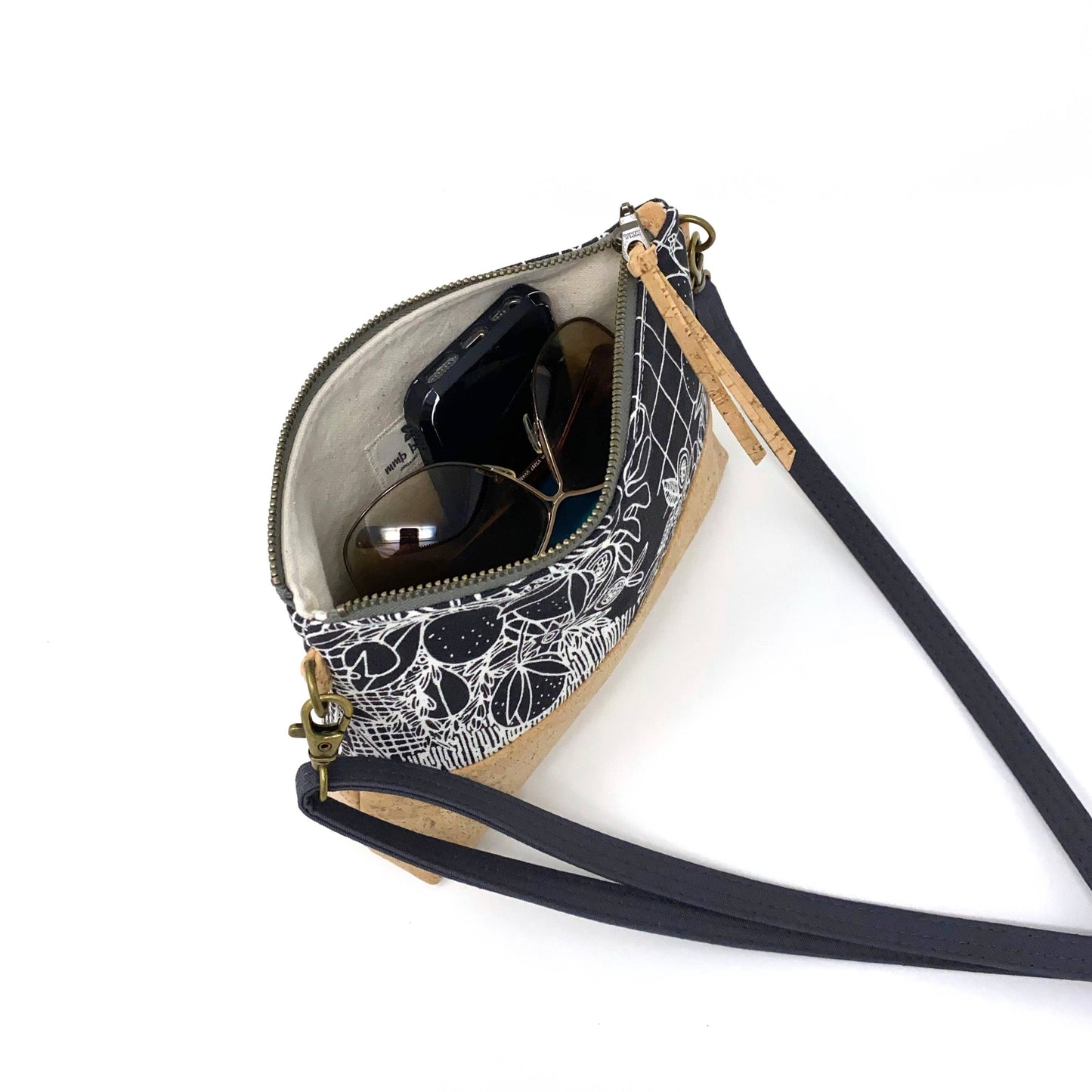 Mod Tabby Organic Cotton & Cork Crossbody