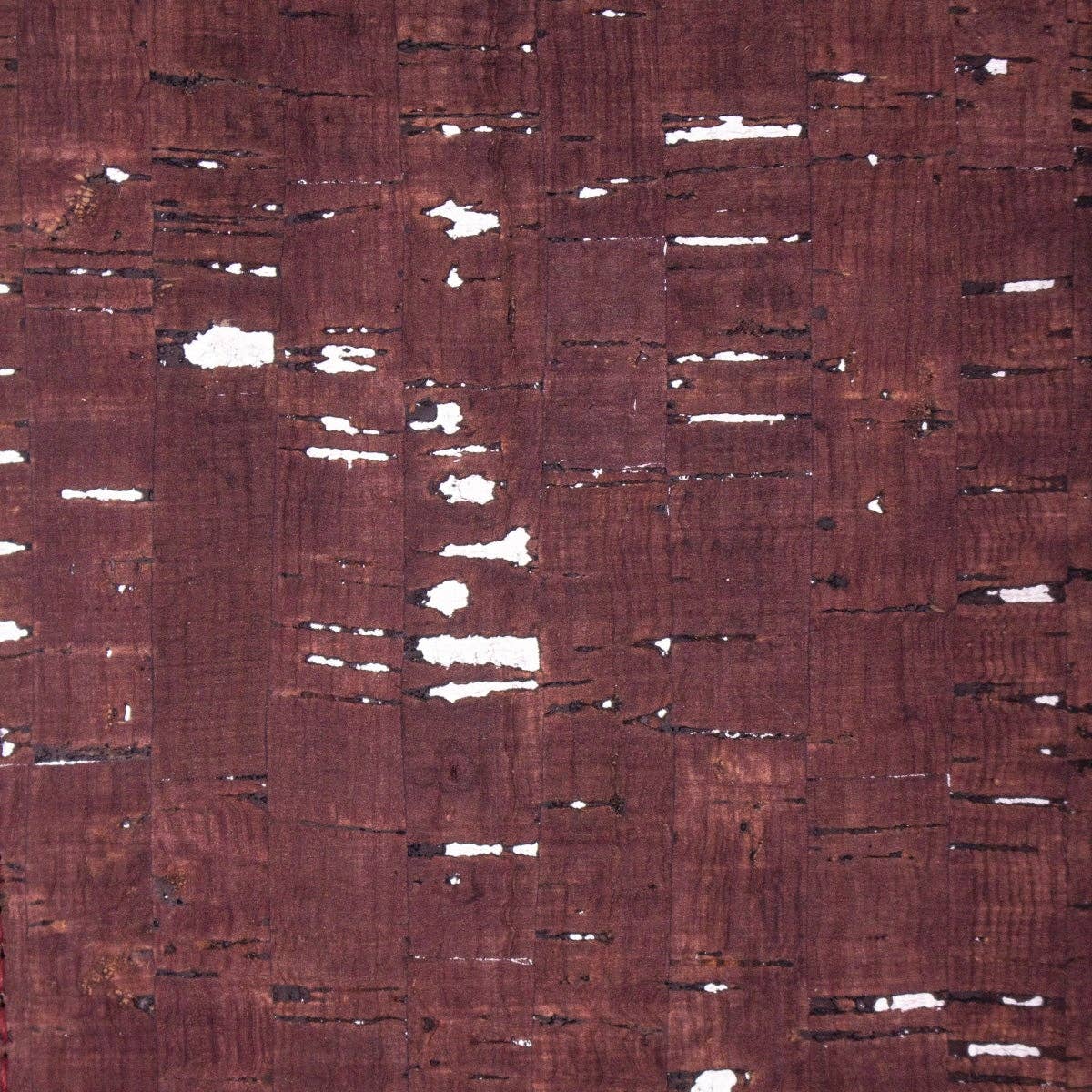 Brown mixed silver cork with accents card zipper Wallet