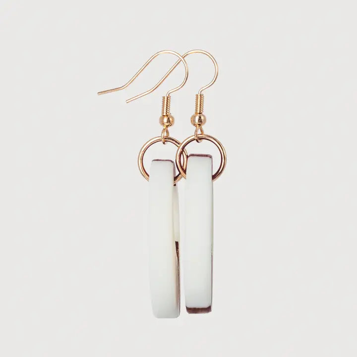 Lulu Wooden & Resin Earrings