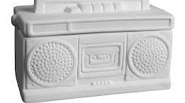 Boombox Box Bisqueware
