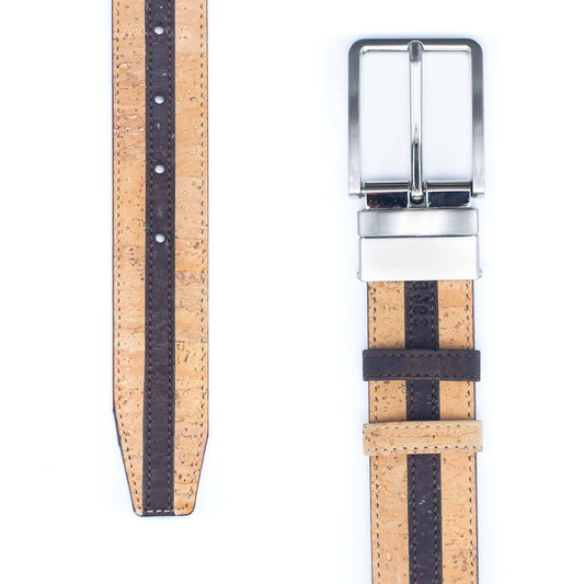 Dual brown Cork Belt