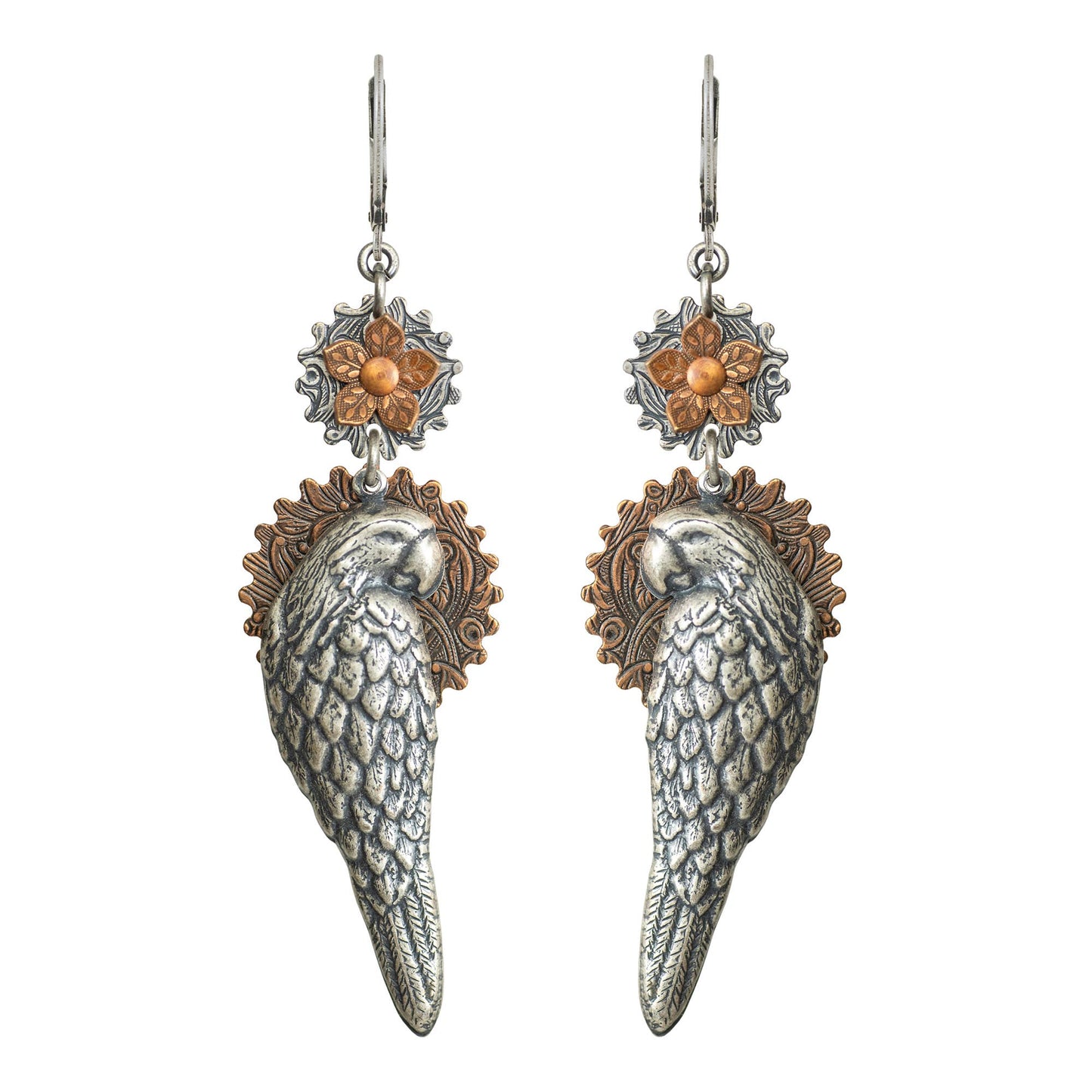 Polly Wants Steampunk Earrings