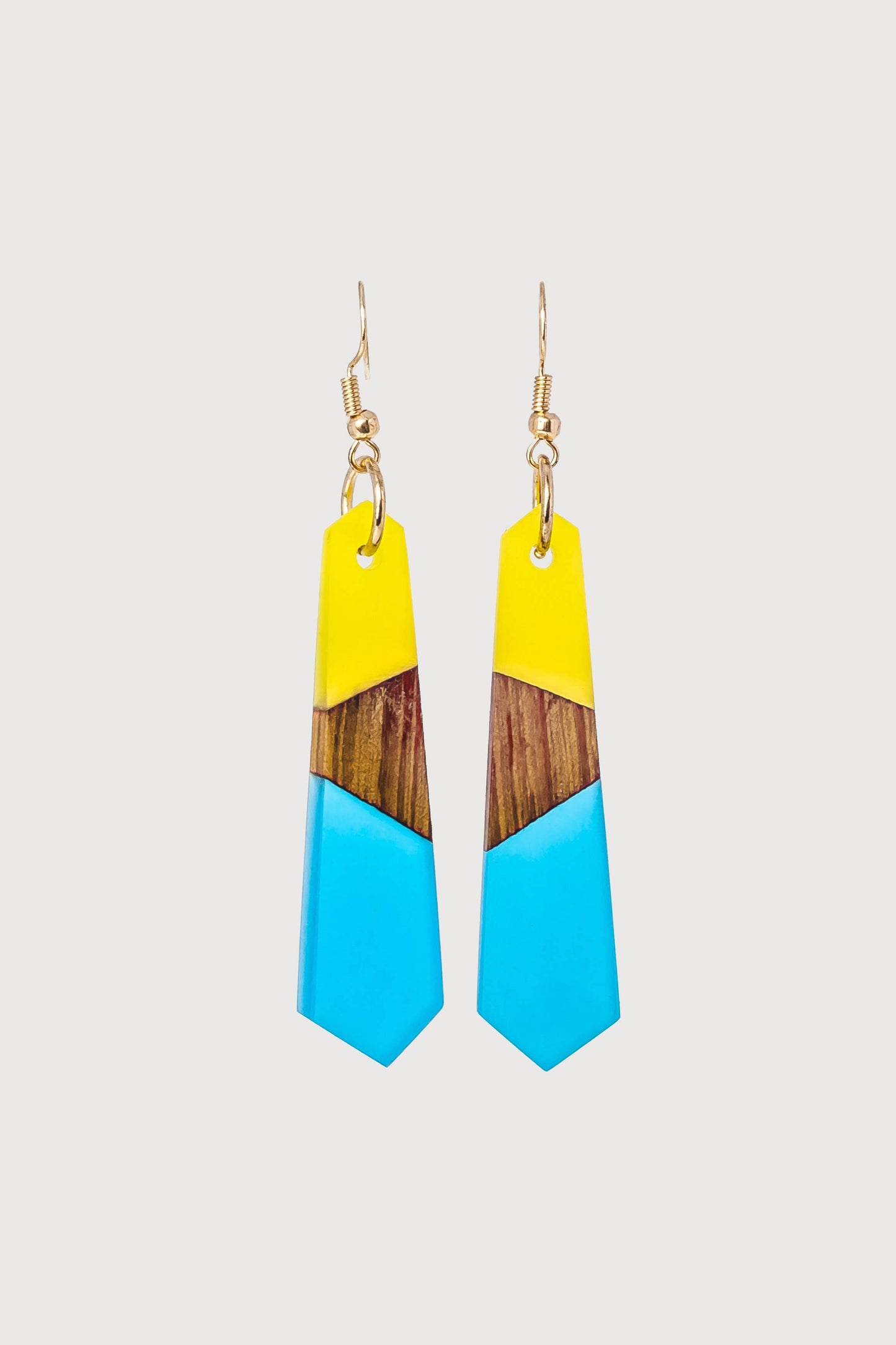 Melanie Wooden & Resin Earrings