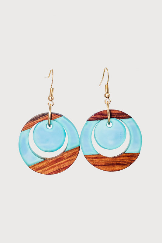 Zoe Wooden & Resin Earrings