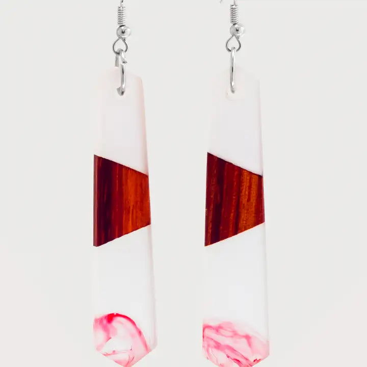 Mulan Wooden & Resin Earring