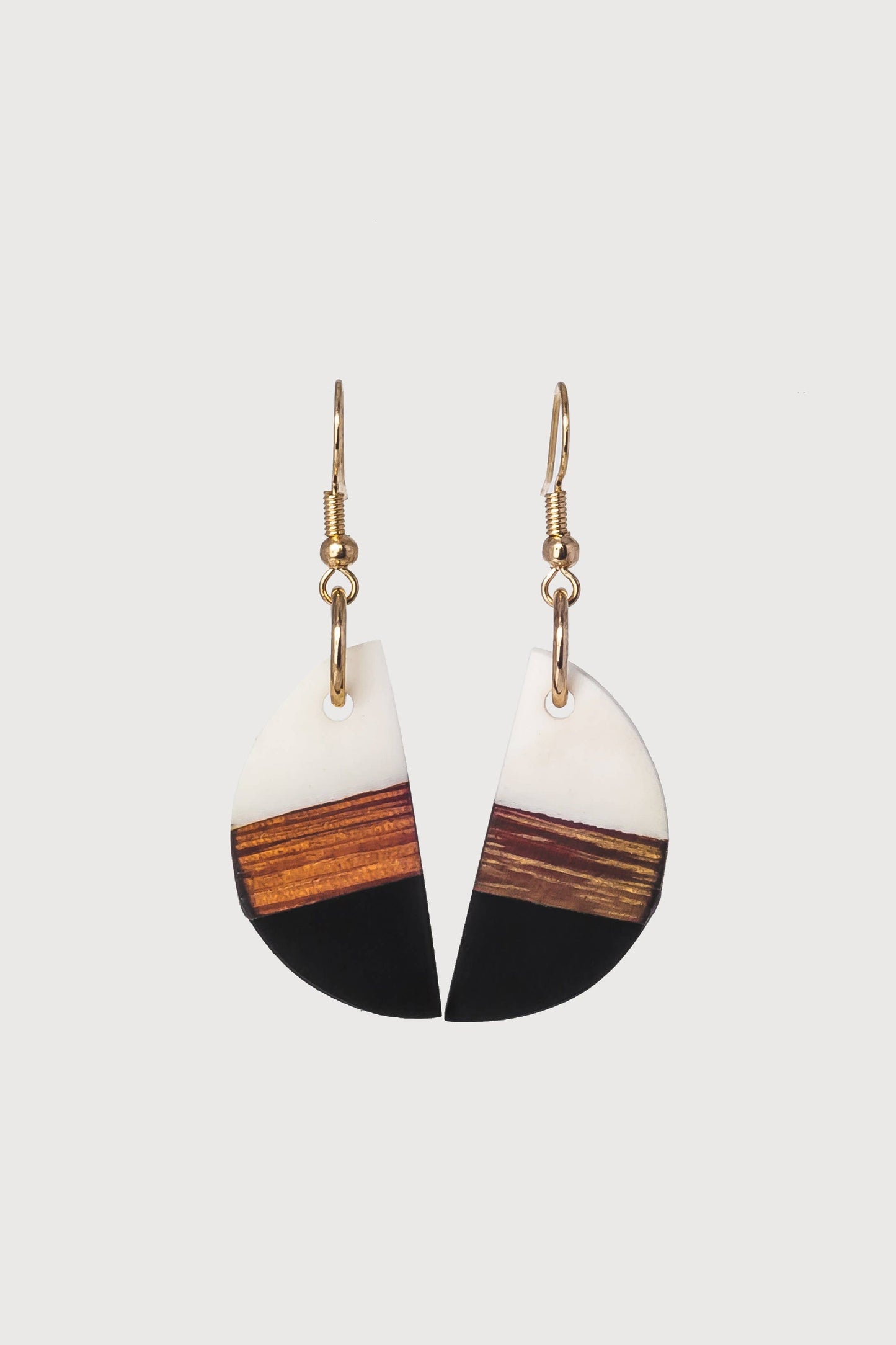 Dominique Wodden & Resin Earrings