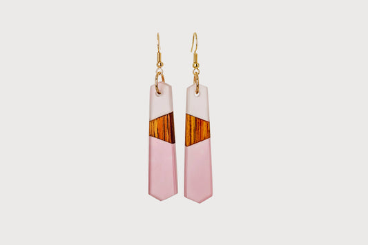 Lasalle Wooden & Resin Earrings