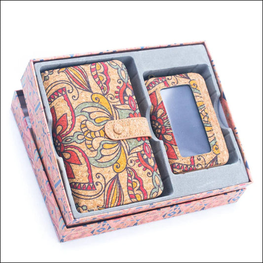 Gift Box 2-Piece cork wallet set