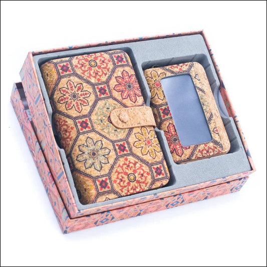 Gift Box 2-Piece cork wallet set