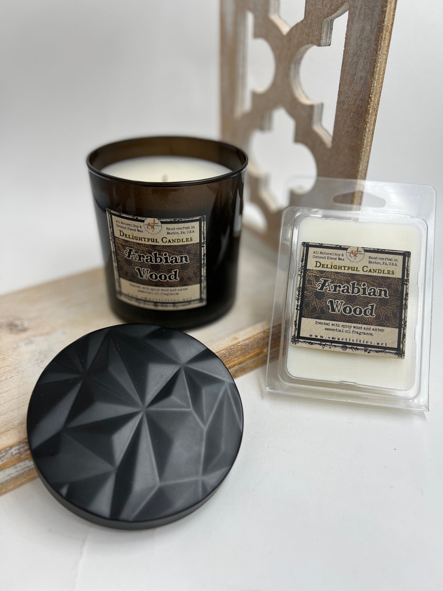 Black Diamond Jar Candle - SmARTivities Delightful Candles