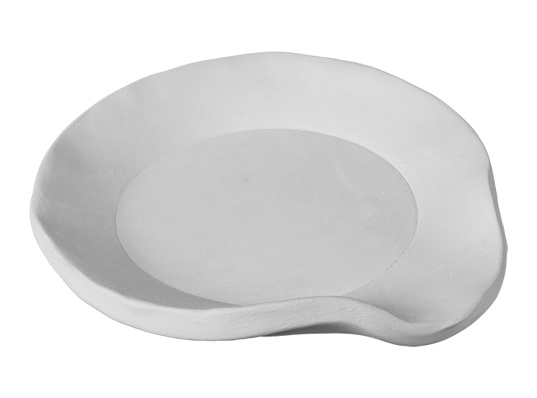 Stoneware Classic Spoon Rest Bisqueware
