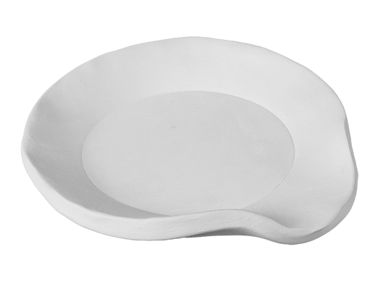 Stoneware Classic Spoon Rest Bisqueware