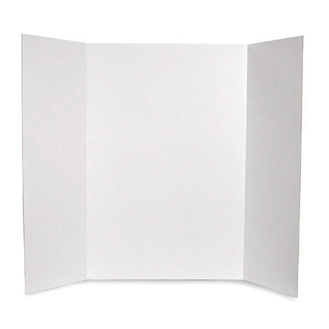 Readi-Board Tri-Fold Presentation Display Board 3\16 White