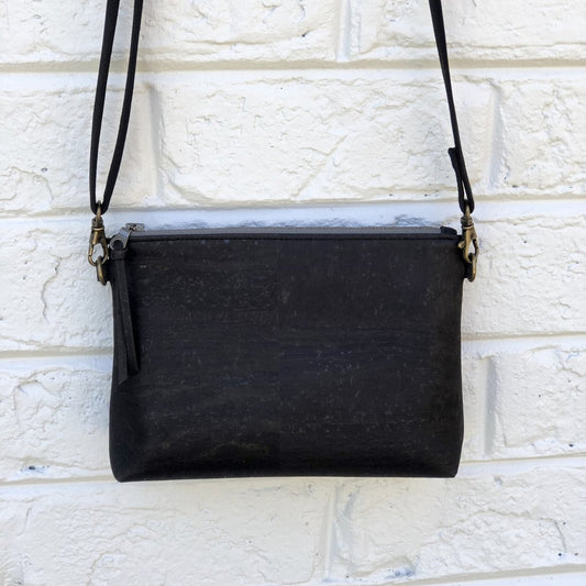 Cork Crossbody Black