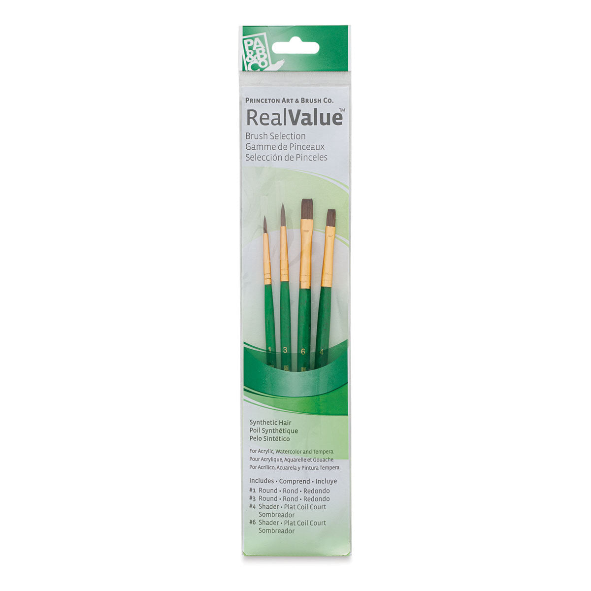 Princeton Real Value, Series 9100, 4-Brush Sets