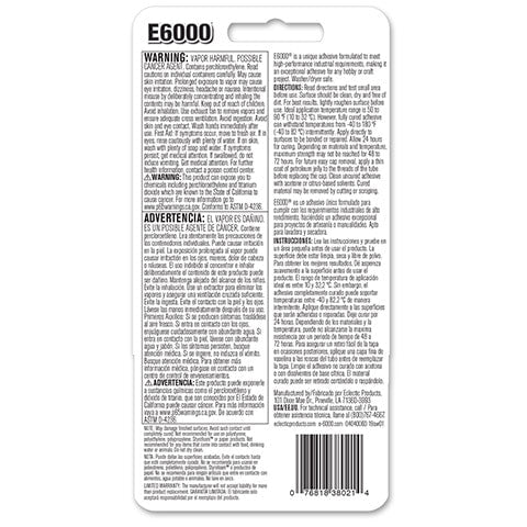 E6000 Adhesive 2oz