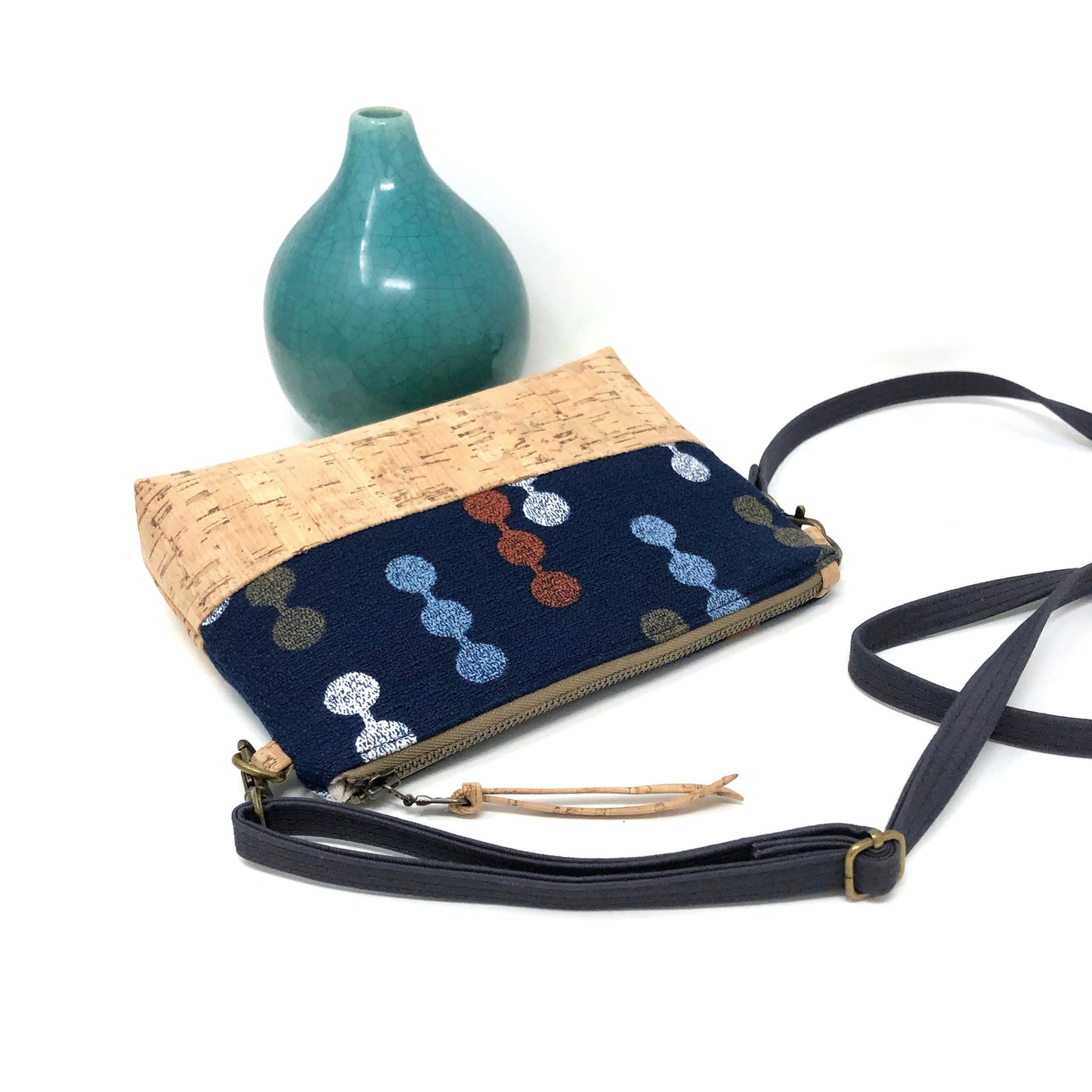 mmb - Crossbody Navy Dot to Dot