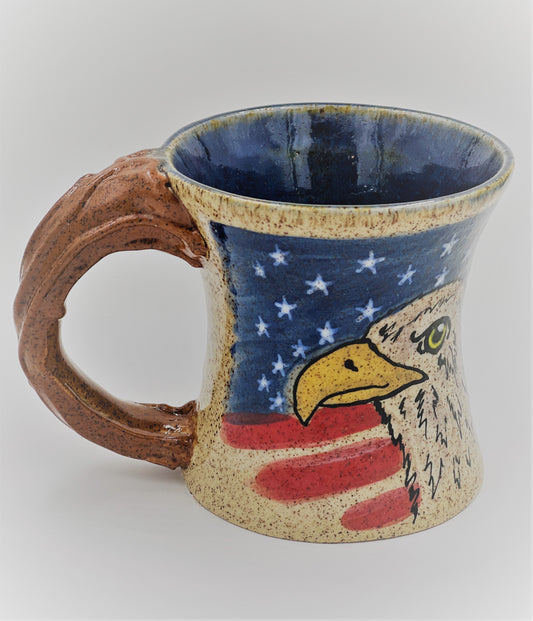 Eagle US Flag Mug - Smartivities Pottery