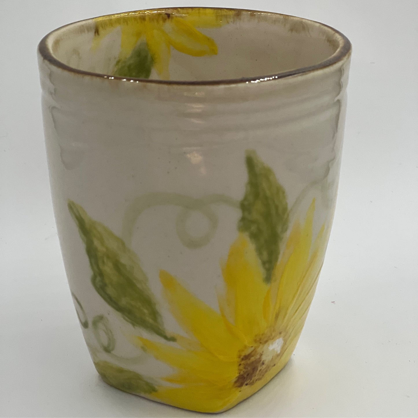 Sunflower Contempo Mug - SmARTivities Pottery
