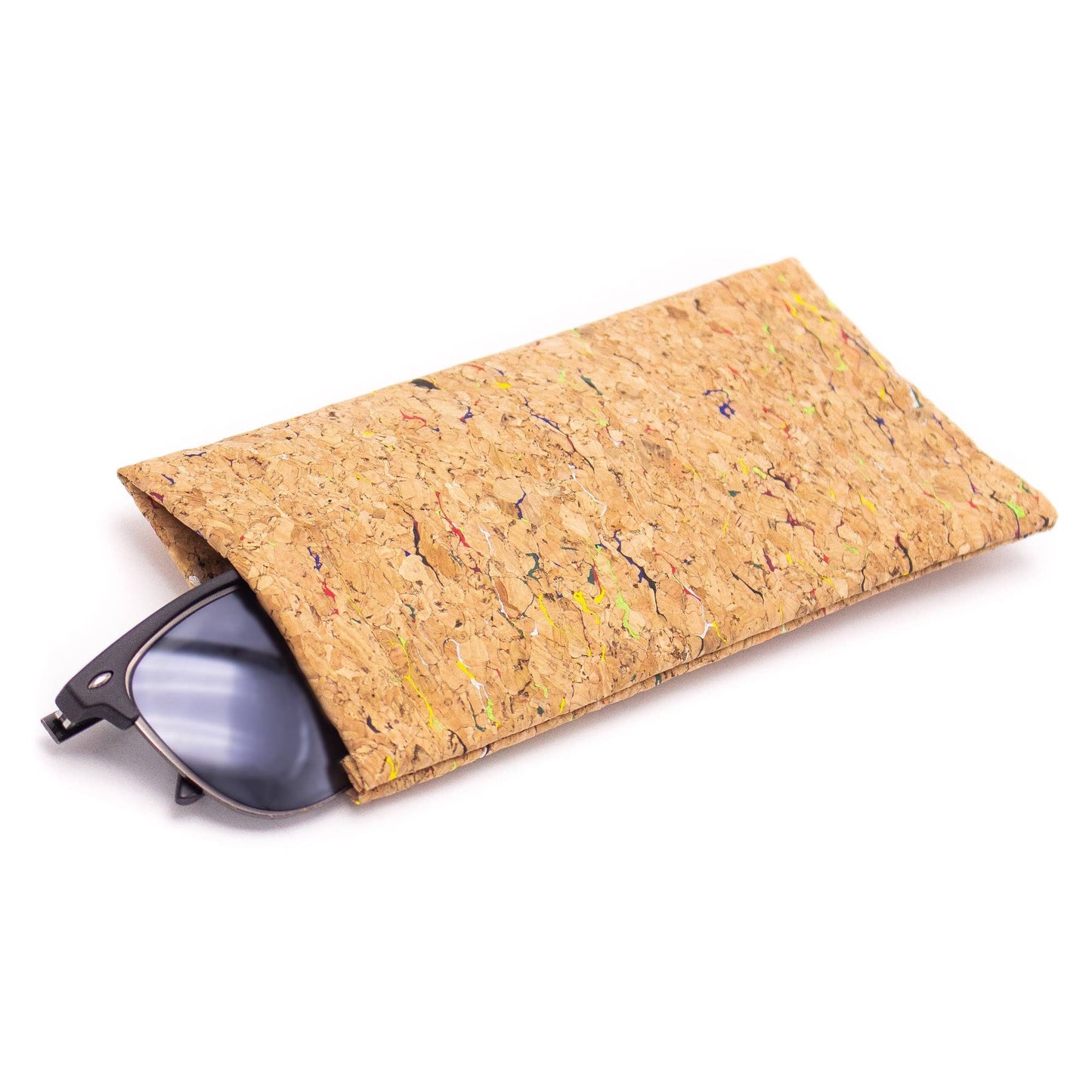 Colourful cork sunglass case Pouch - MBC