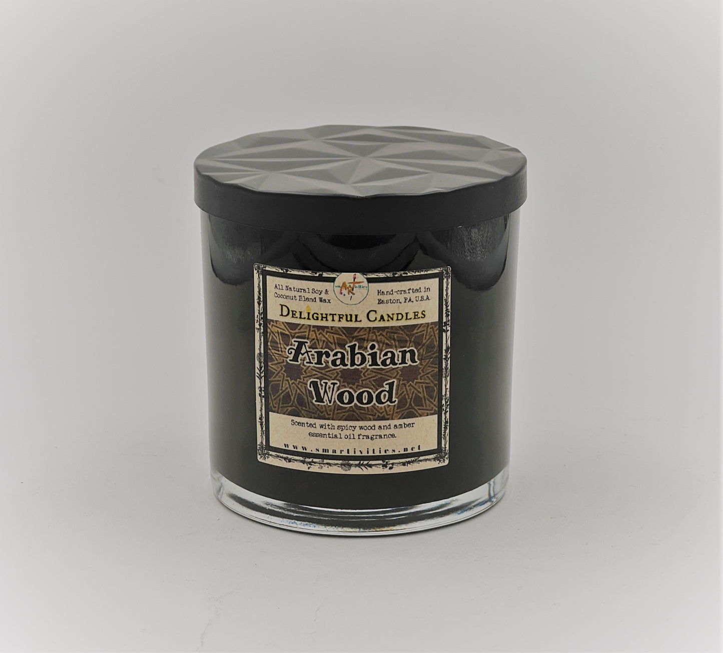 Black Diamond Jar Candle - SmARTivities Delightful Candles