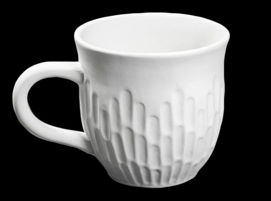 Fluted Mug Bisqueware