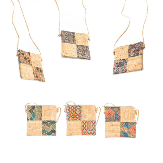 Crossbody mini Square Cork bag