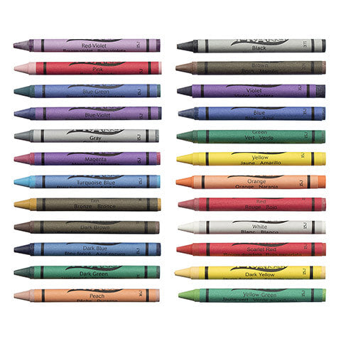 Prang Soy Crayons: 0.25 x 3.5 inches, 24 pieces