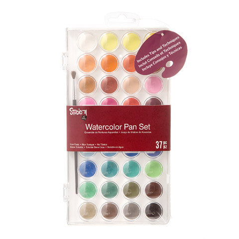 Studio71 Watercolor Pan Set, 36 colors