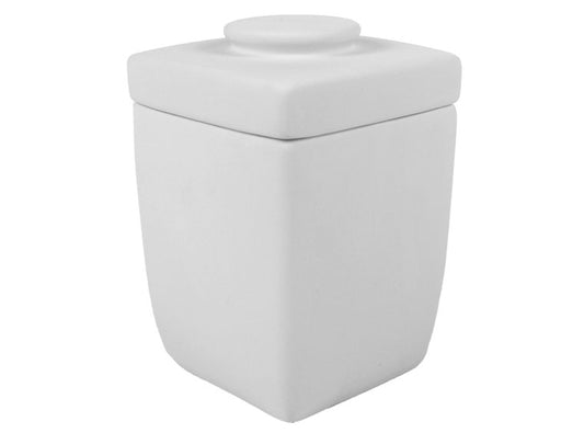 Medium Retro Canister Bisqueware
