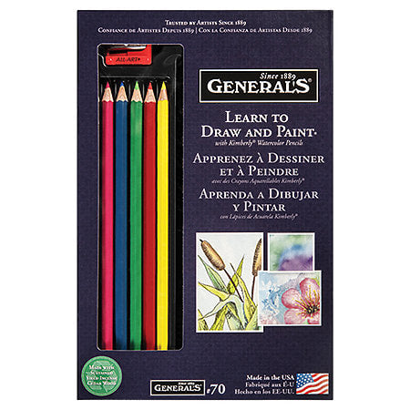 General Pencil Learn to Watercolor Pencil Now Set