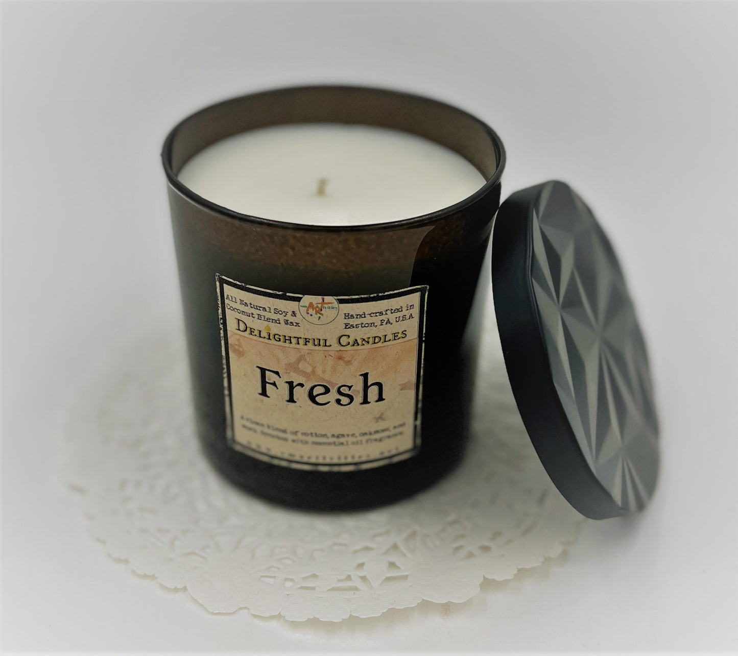 Black Diamond Jar Candle - SmARTivities Delightful Candles