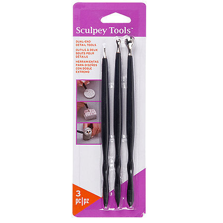 Sculpey Dual-End Detail Tools 3 Pc