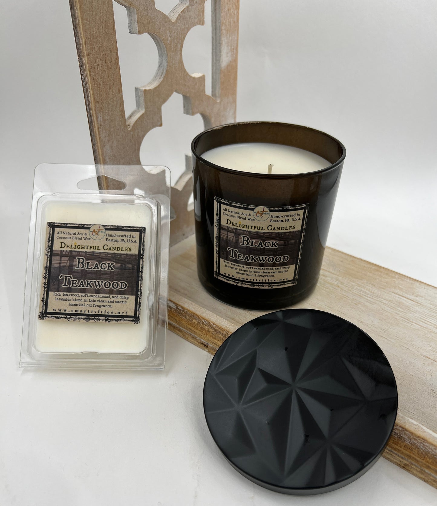 Black Diamond Jar Candle - SmARTivities Delightful Candles