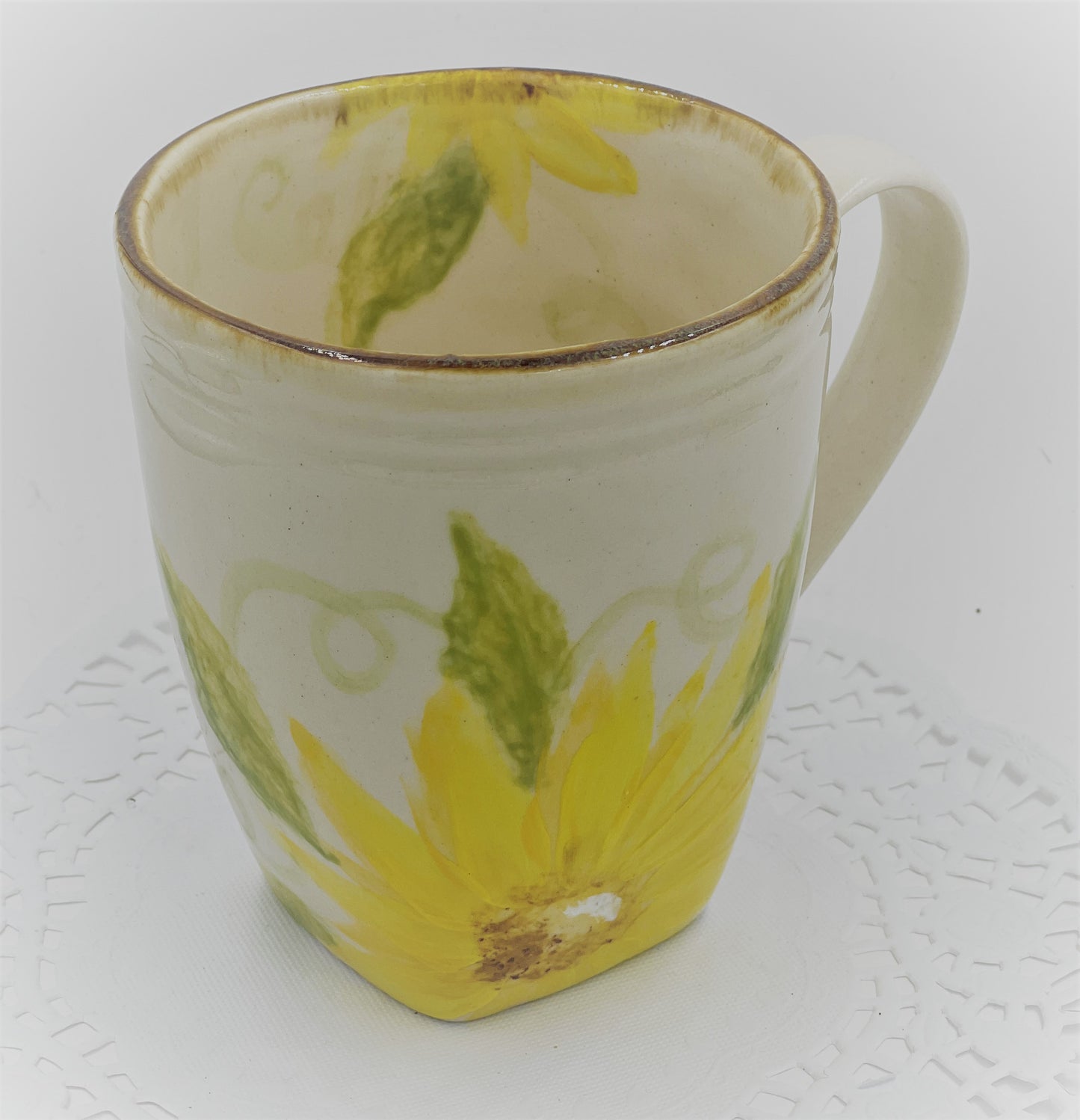 Sunflower Contempo Mug - SmARTivities Pottery