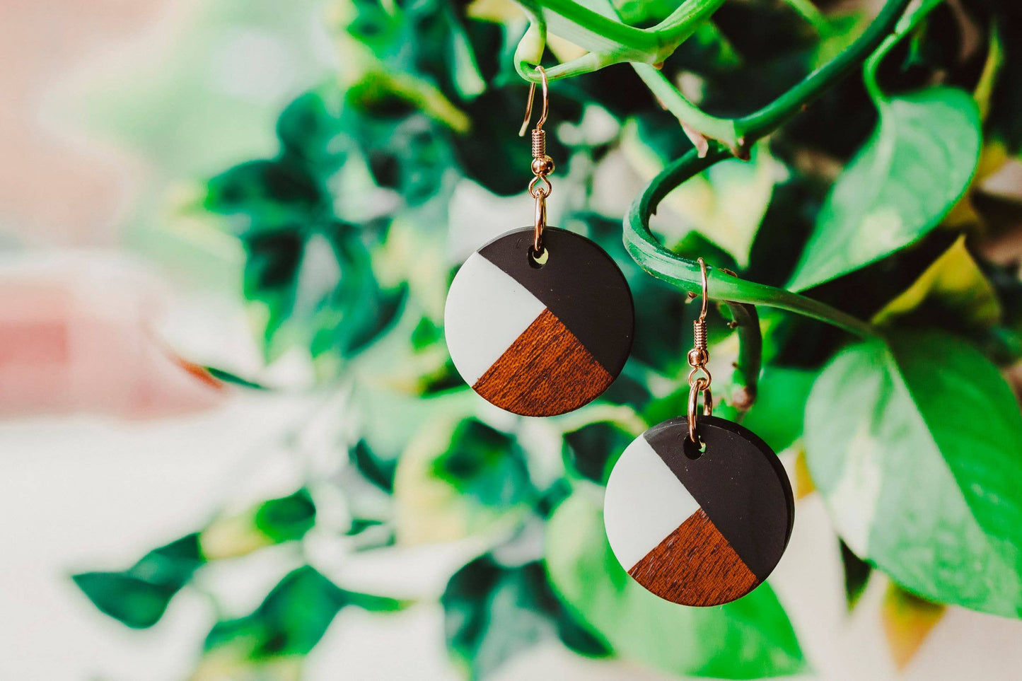 Rogue Wooden & Resin Earrings