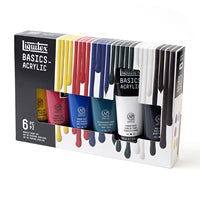 Liquitex BASICS® Acrylic 6 Color 4oz Tube Set