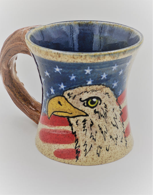 Eagle US Flag Mug - Smartivities Pottery