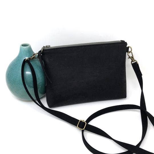 Cork Crossbody Black