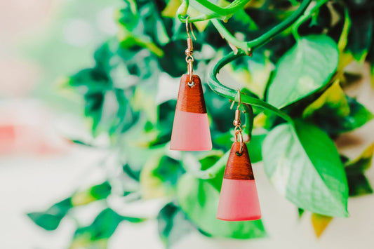 Zara Wooden & Resin Earring