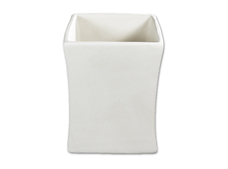 Square Vessel Bisqueware