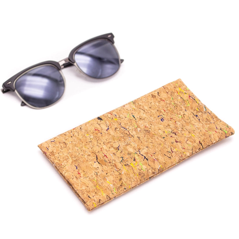 Colourful cork sunglass case Pouch - MBC