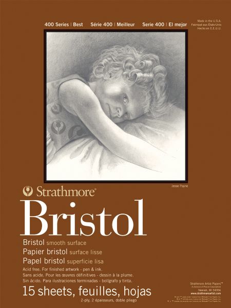 Strathmore 400 Series 14" x 17"  Bristol Pad