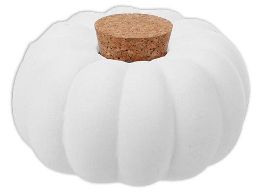 Squatty Gourd Jar Bisqueware