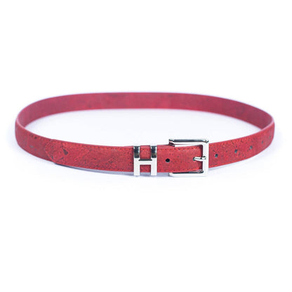 Double-Sided Cork Belt with H Logo Design