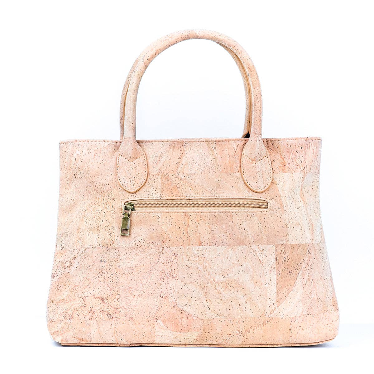 Spacious and Elegant Natural Cork Women's Handbag