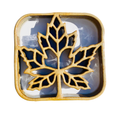 Maple Leaf Trivet - Stoneware Pottery