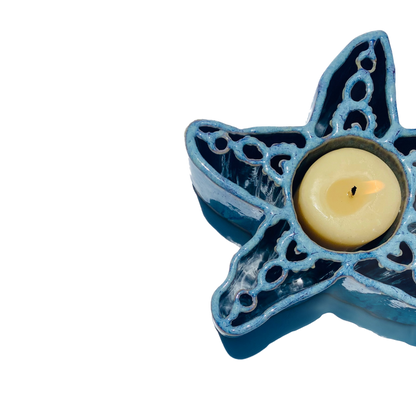 Starfish CandlePot - Stoneware Pottery