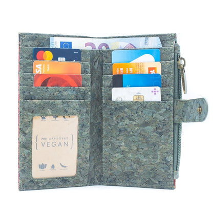 Snap Closure Cork Wallet